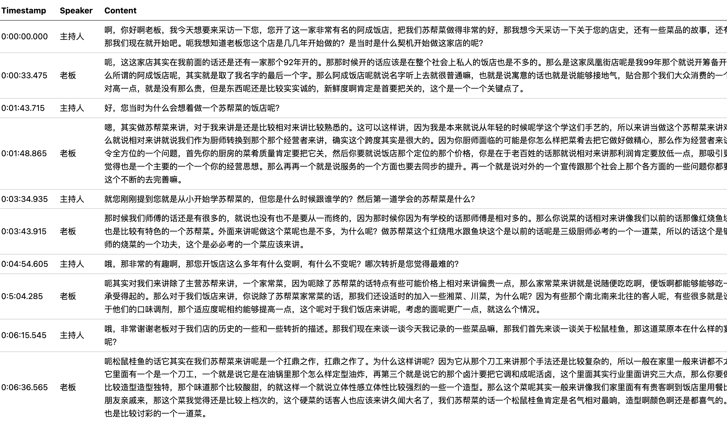 Interview & Voice Notes